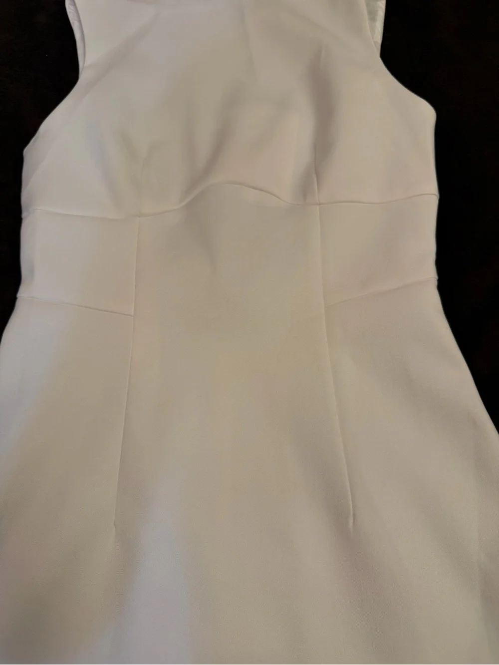 Peppermayo Lulita Mini Dress White High Neck Low Back Size US 0, XXS, New - Picture 2 of 8